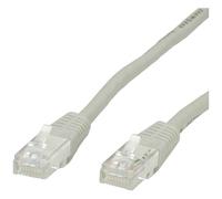 Value 21.99.0910 RJ45 Câble réseau, câble patch CAT 6 U/UTP 10.00 m gris 1