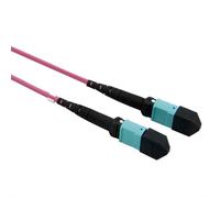 Value 21.99.1105 Câble De Fibre Optique 15 M Mpo Om4 Violet