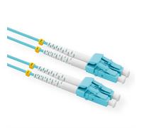 Value 21.99.8820 Câble De Fibre Optique 0,5 M Lc Om3 Turquoise