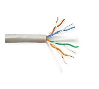 Value 21991685 UTP Kabel Kat.6a, Massivdraht, Kupfer Impedanz 100 Ohm, 300m, Grau