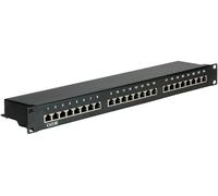 Value 24 ports Panneau de brassage 483 mm (19) CAT 5e 1 UH noir