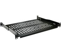 VALUE Support d'appareils 19", 485 x 350mm, Max. 25kg, Noir