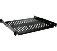 VALUE Support d'appareils 19", 485 x 400mm, Max. 25kg, Noir