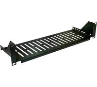 VALUE Support d'appareils 19", 485 x 150mm, 2U, Max. 10 kg, Noir