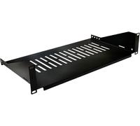 VALUE Support d'appareils 19", 485 x 250mm, 2U, Max. 10kg, Noir