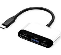 VALUE Adaptateur d'écran USB type C - HDMI, USB 3.2 Gen 1 type A, type C PD
