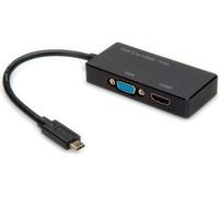 VALUE Adaptateur d'écran USB type C - VGA / HDMI