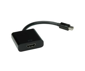 VALUE Adaptateur Mini DisplayPort-HDMI, MiniDP M - HDMI F