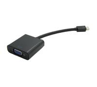 Câble adaptateur Value Mini-Display / VGA Fiche mâle Mini DisplayPort, Prise femelle VGA 15 pôles 0.15 m noir 12.99.3125 Câble DisplayPort