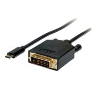 VALUE - Adaptateur vidéo externe - USB-C 3.1 - DVI - noir