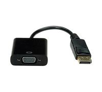 VALUE - Adaptateur vidéo - liaison double - DisplayPort (M) pour 15 pin D-Sub (DB-15) (F) - 15 cm - passif