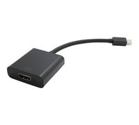 VALUE - Adaptateur vidéo - Mini DisplayPort mâle pour HDMI femelle - 15 cm - noir - passif