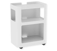 VALUE Armoire mobile et ouverte, blanc