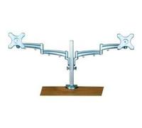 Value 17.99.1134 Support D'écran Plat Pour Bureau Argent Mur