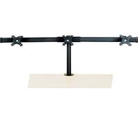 VALUE Bras pour LCD triple, noir, montage sur table