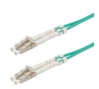 Value câble à fibre optique 50/125 µm OM3, LC/LC, turquoise, 20 m