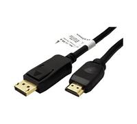 VALUE - Câble adaptateur - DisplayPort mâle pour HDMI mâle - 1 m - blindé - noir