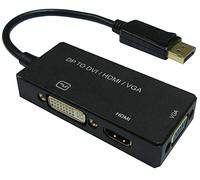 VALUE Câble Adaptateur DisplayPort - VGA/DVI/HDMI, v1.2, Actif