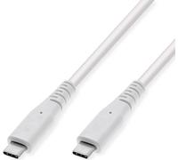 VALUE Câble compatible USB 3.2 Gen 2, C-C, ST/ST, 10Gbit/s, Emark, 60W, blanc, 5 m