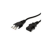 Value 19.99.2072 alimentation Câble de raccordement noir 1.00 m