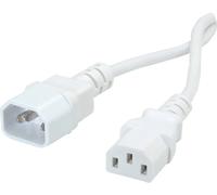 VALUE Câble dalimentation, IEC 320 C14 - C13, blanc, 1,8 m