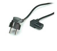 Value Rotronic Roline - Rallonge de câble d'alimentation Schuko/Prise Secteur IEC/Femelle 1,8 m Noir