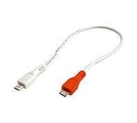 VALUE - Câble d'alimentation / USB - Micro-USB de type B (M) pour Micro-USB de type B (M) - 30 cm - blanc