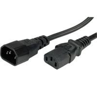 VALUE Câble de raccordement d'appareils, IEC 320 C14 - C13, noir, 1,8 m