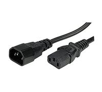 VALUE Câble de raccordement d'appareils, IEC 320 C14 - C13, Noir, 1,8 m