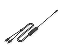 Value Câble de Recharge USB Type C, C - 2X C, St/St, Max. 100 W, Noir, 1,8 m