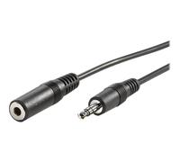 VALUE Câble d'extension 3,5mm ST / BU, noir, 3 m