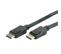 VALUE Câble DisplayPort 20m Noir - UHD 4096x2560 @60Hz - Connecteurs Mâle/Mâle - Actif - Référence 14.99.3496 - Poids 1.5kg