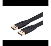 VALUE Câble DisplayPort 2m Noir, Connecteurs Mâle/Mâle, DP 1.4, 8K 7680x4320 @ 60Hz, DSC 1.2a, 32.4 Gbit/s, Contacts Or, PVC, AWG30