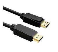 VALUE Câble DisplayPort 3m Noir - DP Mâle/Mâle - Version 1.3 - Résolution Max 5120x2880 (5K) à 60Hz - Référence 11.99.5812