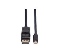 VALUE - Câble DisplayPort - DisplayPort (M) pour Mini DisplayPort (M) - DisplayPort 1.1 - 1.5 m - noir