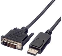 Value Câble DisplayPort DP M - DVI(24+1) M, LSOH 1,0m - câbles pour Ordinateurs et périphériques (LSOH 1,0m)