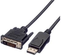 VALUE Câble DisplayPort DP M - DVI(24+1) M, LSOH, noir, 3 m