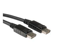 VALUE Câble DisplayPort Mâle/Mâle 7.5m, DP 1.2, Noir, Longueur 7.5 m - Réf: 11.99.5604