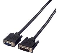 VALUE Câble DVI, DVI (18+5) M-VGA M, 2,0 m