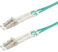 VALUE Câble FO 50/125µm, LC/LC, OM3, turquoise, 2 m
