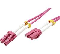 VALUE Câble FO 50/125µm, LC/LC, OM4, violet, 15 m