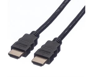 VALUE Câble HDMI 1m, HDMI Type A, UHD 8K 60Hz, ARC, Ethernet, 7680x4320, Mâle-Mâle, Noir, Compatible 3D, Réf: 11.99.5901