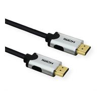 VALUE Câble HDMI 3m - HDMI Type A (Standard) Mâle/Mâle - Compatibilité 3D & Résolutions 4K/5K/8K/10K (30Hz) - HDR - Noir - Réf. 11.99.5943