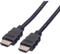 Câble de raccordement Value HDMI Fiche mâle HDMI-A, Fiche mâle HDMI-A 2.00 m noir 11.99.5902 8K UHD, blindage double Câble HDMI