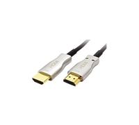 VALUE - Câble HDMI avec Ethernet - HDMI mâle pour HDMI mâle - 50 m - blindé - noir - support 4K, actif