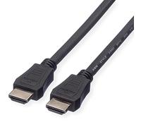 Value Câble HDMI Haute Vitesse avec Ethernet, LSOH, Noir, 7,5 m