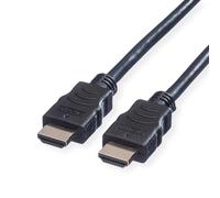 Value Câble HDMI Haute Vitesse avec Ethernet, Noir, 7,5 m