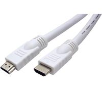 VALUE High Speed - Câble HDMI avec Ethernet - HDMI mâle pour HDMI mâle - 15 m - blindé - blanc