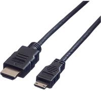 VALUE Câble HDMI High Speed avec Ethernet, HDMI M - Mini HDMI M, 2 m