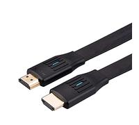 VALUE Câble HDMI 2.1 3m Type A (Standard) Mâle-Mâle, Support 8K 60Hz, ARC, Ethernet, Contacts Or, Câble Plat, Résolution 7680x4320
